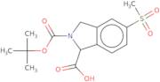 2-Tert-butoxycarbonyl-5-methylsulfonyl-isoindoline-1-carboxylic acid