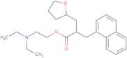 Tetrahydro-a-(1-naphthalenylmethyl)-2-furanpropanoic Acid 2-(Diethylamino)ethyl Ester