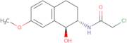 N-[(1S,2S)-1,2,3,4-Tetrahydro-1-hydroxy-7-methoxy-2-naphthalenyl]-chloroacetamide