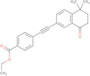 4-[2-(5,6,7,8-Tetrahydro-5,5-dimethyl-8-oxo-2-naphthalenyl)ethynyl]benzoic acid ethyl ester