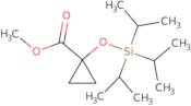 1-(Triisopropylsilyloxy)cyclopropylcarboxylic acid methyl ester