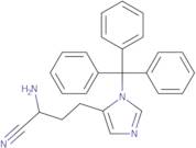 4-(1-Tritylimidazol-4-yl)-2-aminobutryonitrile