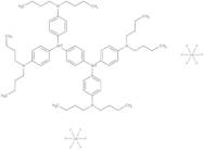 N3,N3,N6,N6-Tetrakis[4-(dibutylamino)phenyl]-1,4-cyclohexadiene-3,6-diaminium hexafluoroantimonate (1:2)