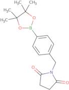 1-[4-(4,4,5,5-Tetramethyl-[1,3,2]dioxaborolan-2-yl)-benzyl]-pyrrolidine-2,5-dione
