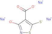 Trisodium 4-carboxy-5-mercapto-3-hydroxy-isothiazole