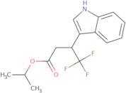 4,4,4-Trifluoro-3-(1H-indol-3-yl)-butyric acid isopropyl ester