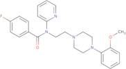 4-Fluoro-N-[2-[4-(2-methoxyphenyl)piperazin-1-yl]ethyl]-N-pyridin-2-ylbenzamide