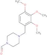 4-[(2,3,4Trimethoxyphenyl)methyl]piperazine-1-carbaldehyde