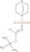 (N-(tert-butoxycarbonyl)-N-[(triethylenediammonium)-sulfonyl]azadine