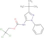 2,2,2-Trichloroethyl 3-Tert-Butyl-1-Phenyl-1H-Pyrazol-5-Ylcarbamate