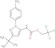 2,2,2-Trichloroethyl 3-Tert-Butyl-1-P-Tolyl-1H-Pyrazol-5-Ylcarbamate