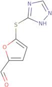 5-(4H-1,2,4-Triazol-3-ylthio)-2-furaldehyde