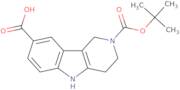 1,3,4,5-Tetrahydropyrido[4,3-b]indole-2,8-dicarboxylic acid 2-tert-butyl ester