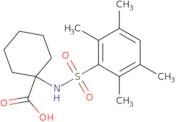 1-{[(2,3,5,6-tetramethylphenyl)sulfonyl]amino}cyclohexanecarboxylic acid