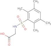 2-{[(2,3,5,6-tetramethylphenyl)sulfonyl]amino}acetic acid