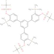 1,3,5-Tris[4-(trifluoromethanesulfonyloxy)-3-(trimethylsilyl)phenyl]benzene