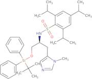 Na-(2,4,6-Triisopropylbenzenesulfonyl)-O-(tert-butyldiphenylsilyl)-pros-methyl-L-histidinol