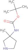 tert-Butyl (3-methylpyrrolidin-3-yl)carbamate