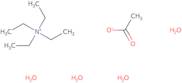 N,N,N-Triethylethanaminium acetate hydrate (1:1:4)