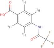 4-(Trifluoroacetylamino)benzoic Acid-d4