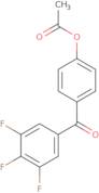 4-(3,4,5-Trifluorobenzoyl)phenyl acetate