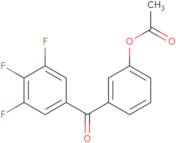 3-(3,4,5-Trifluorobenzoyl)phenyl acetate