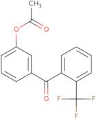 3-[2-(Trifluoromethyl)benzoyl]phenyl acetate