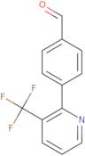 4-[3-(Trifluoromethyl)-2-pyridinyl]benzaldehyde