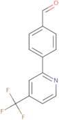 4-[4-(Trifluoromethyl)-2-pyridinyl]benzaldehyde