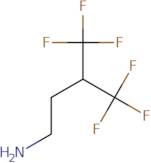 4,4,4-Trifluoro-3-(trifluoromethyl)-1-butanamine