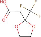 [2-(Trifluoromethyl)-1,3-dioxolan-2-yl]acetic acid