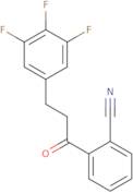 2-[3-(3,4,5-Trifluorophenyl)propanoyl]benzonitrile