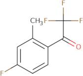 2,2,2-Trifluoro-1-(4-fluoro-2-methylphenyl)ethanone