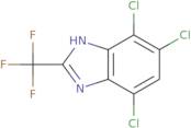 4,6,7-Trichloro-2-(Trifluoromethyl)-1H-Benzimidazole
