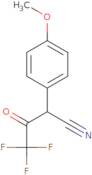 4,4,4-Trifluoro-2-(4-Methoxyphenyl)-3-Oxobutanenitrile