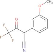 4,4,4-Trifluoro-2-(3-Methoxyphenyl)-3-Oxobutanenitrile