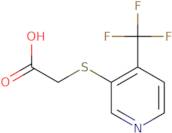 {[4-(Trifluoromethyl)-3-Pyridinyl]Sulfanyl}Acetic Acid