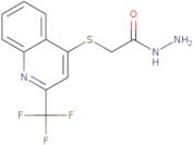 2-{[2-(Trifluoromethyl)-4-Quinolinyl]Sulfanyl}Acetohydrazide