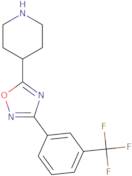 4-{3-[3-(Trifluoromethyl)phenyl]-1,2,4-oxadiazol-5-yl}piperidine