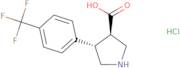 (3S,4R)-4-(4-(Trifluoromethyl)phenyl)pyrrolidine-3-carboxylic acid