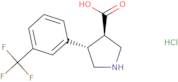 (3S,4R)-4-(3-(Trifluoromethyl)phenyl)pyrrolidine-3-carboxylic acid