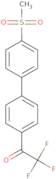 2,2,2-Trifluoro-1-[4'-(methylsulfonyl)[1,1'-biphenyl]-4-yl]ethanone