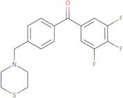 [4-(4-Thiomorpholinylmethyl)phenyl](3,4,5-trifluorophenyl)methanone