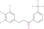 1-[3-(Trifluoromethyl)phenyl]-3-(3,4,5-trifluorophenyl)-1-propanone