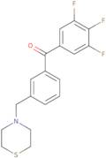 [3-(4-Thiomorpholinylmethyl)phenyl](3,4,5-trifluorophenyl)methanone