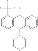 [2-(4-Thiomorpholinylmethyl)phenyl][2-(trifluoromethyl)phenyl]methanone