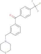 [3-(4-Thiomorpholinylmethyl)phenyl][4-(trifluoromethyl)phenyl]methanone