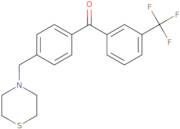 [4-(4-Thiomorpholinylmethyl)phenyl][3-(trifluoromethyl)phenyl]methanone