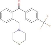 [2-(4-Thiomorpholinylmethyl)phenyl][4-(trifluoromethyl)phenyl]methanone