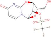 2'-Trifluoromethane sulfonate-2,3'-anhydro-1-(beta-D-xylofuranosyl)uracil